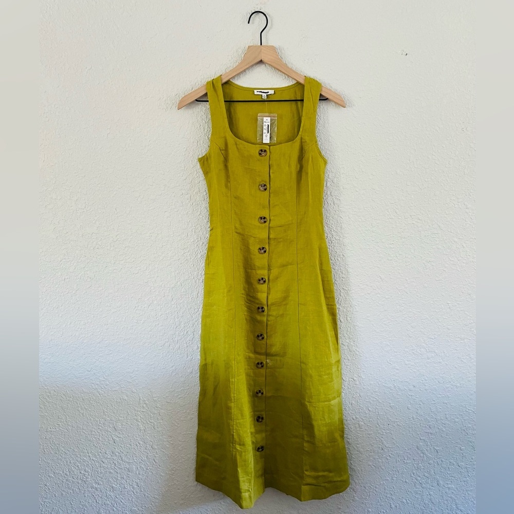 Madewell Olive Green Midi Dress